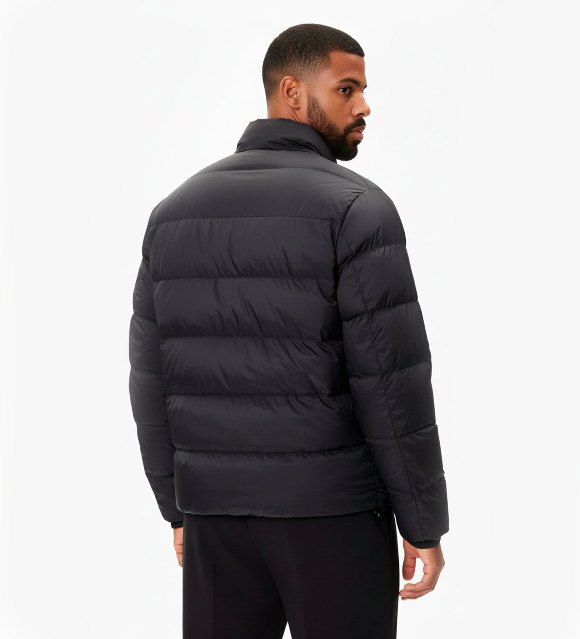 Giacca imbottita nera Armani Exchange uomo - immagine 2