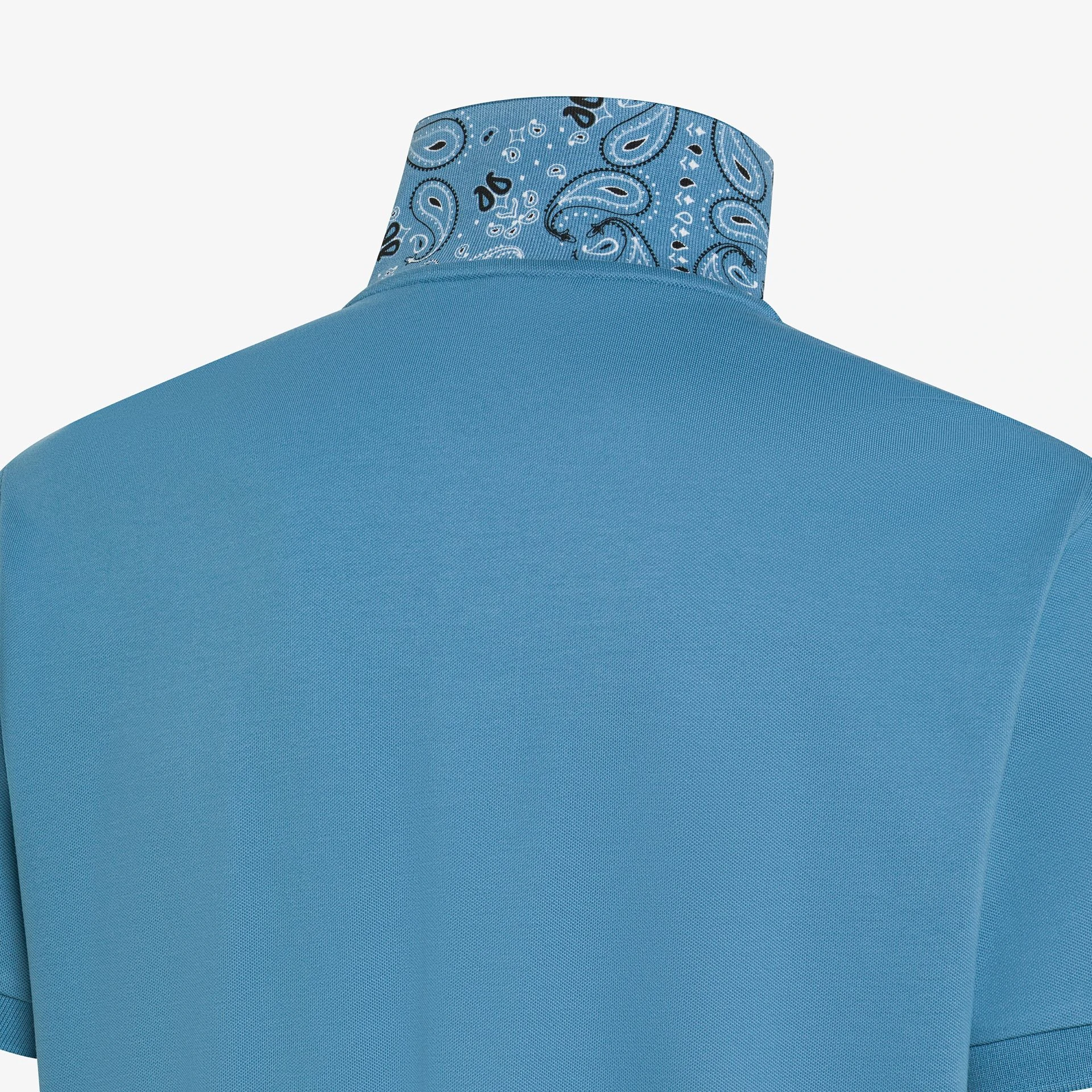 Polo SUN68 Uomo Stampa Paisley Bandana in Cotone | A36115 - immagine 3