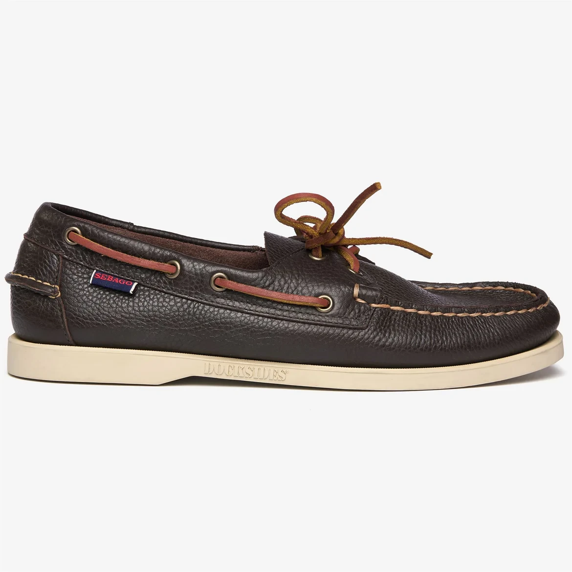 Sebago Portland Martellato DK Brown Uomo | Mocassini Docksides in Pelle